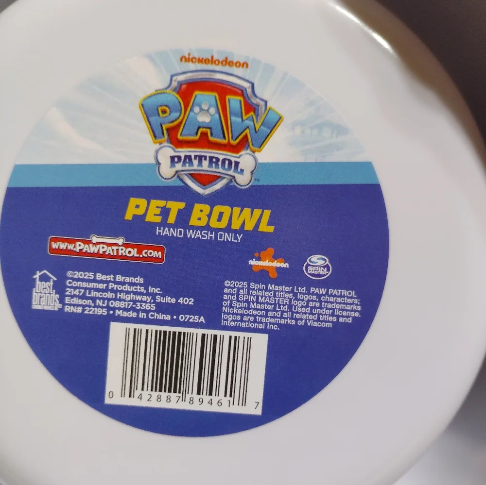 Paw Patrol Pet Bowl Set